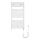 Aqualine - Kúpeľňový elektrický radiátor DIRECT-E 300W 96x45 cm biely