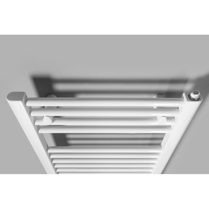 Aqualine - Kúpeľňový elektrický radiátor DIRECT-E 400W/230V 96 cm biela rovný