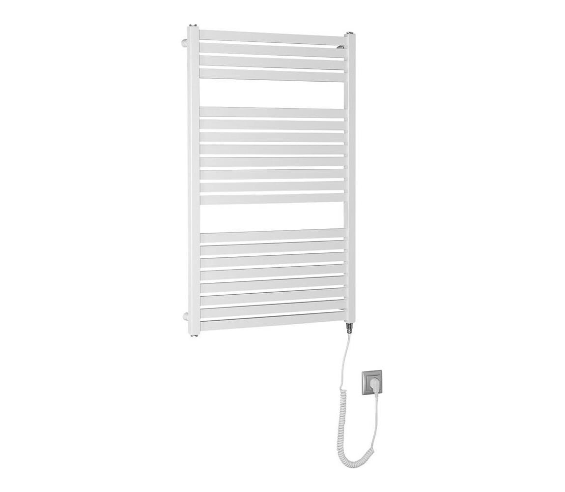 Aqualine - Kúpeľňový elektrický radiátor TONDI-E 400W 97x60 cm biely DE460T
