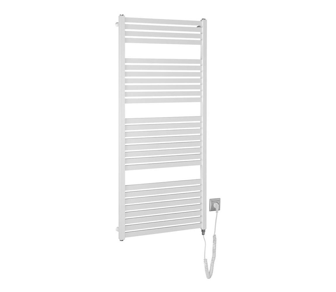 Aqualine - Kúpeľňový elektrický radiátor TONDI-E 600W 133x60 cm biela DE480T