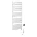 Aqualine - Kúpeľňový elektrický radiátor TONDI-E 800 W 169 x 60 cm biely