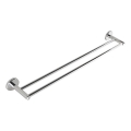Aqualine - Nástenný vešiak na uteráky SAMBA 12x63 cm lesklý chróm