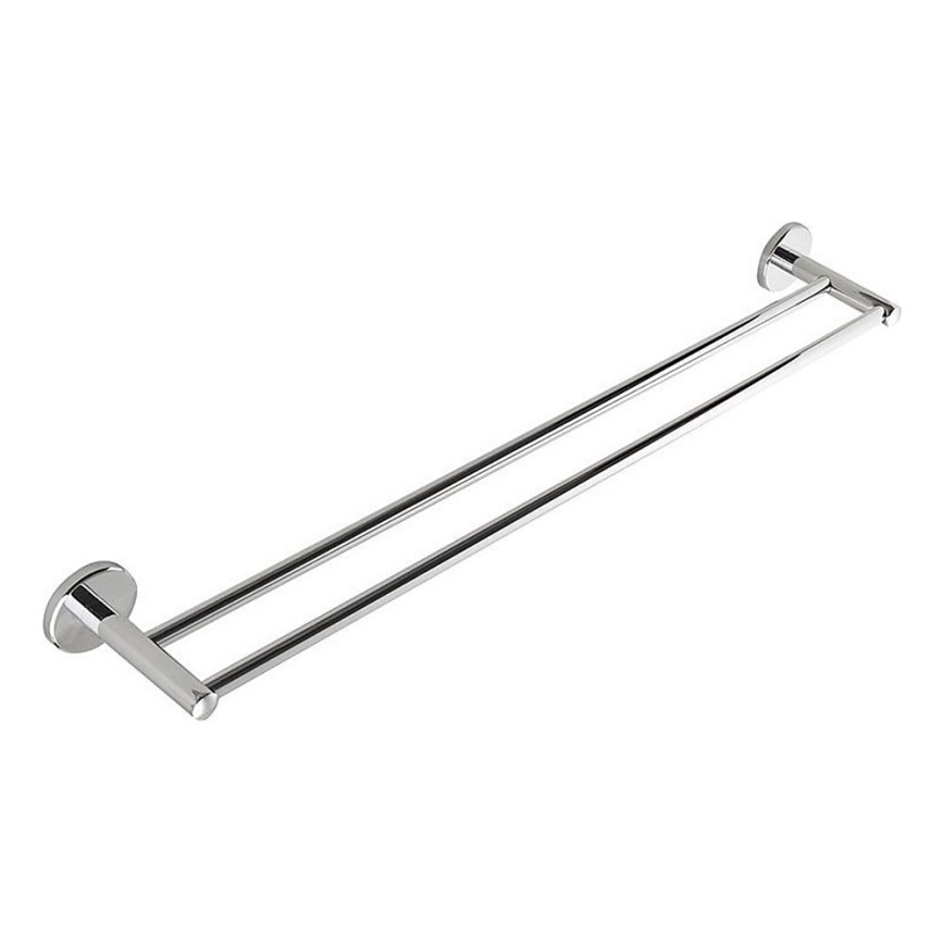 Aqualine - Nástenný vešiak na uteráky SAMBA 12x63 cm lesklý chróm