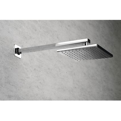Aqualine - Sprchové rameno hranaté 40,4 cm lesklý chróm