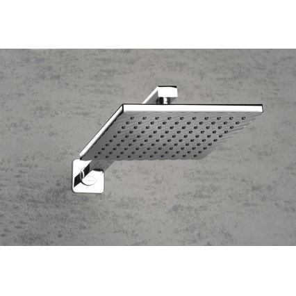 Aqualine - Sprchové rameno hranaté 40,4 cm lesklý chróm