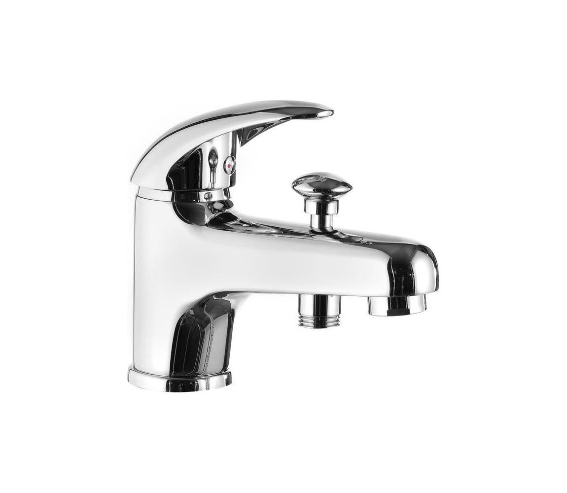 Aqualine - Umývadlová batéria s prepínačom KASIOPEA 17 cm lesklý chróm 1107-04
