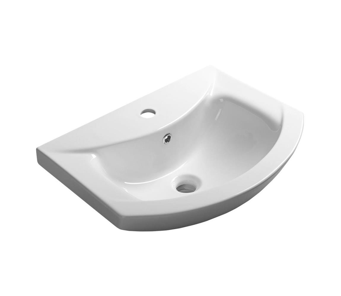 Aqualine - Zapustené umývadlo ZERO 55x44 cm keramika/biela 6055