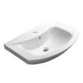 Aqualine - Zapustené umývadlo ZERO 65x46 cm keramika/biela