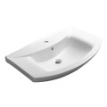 Aqualine - Zapustené umývadlo ZERO 75x48,5 cm keramika/biela