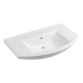 Aqualine - Zápustné umývadlo ZERO 86x50 cm keramika/biela