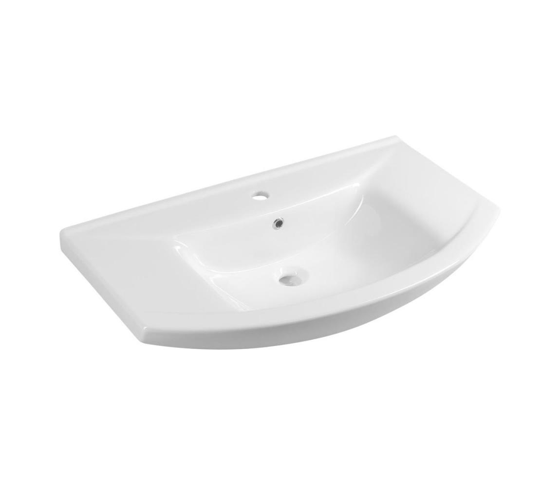 Aqualine - Zápustné umývadlo ZERO 86x50 cm keramika/biela 6085