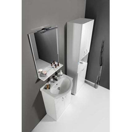 Aqualine - Zrkadlo BETA 50x70 cm biele