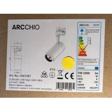 Arcchio - LED Bodové svietidlo do lištového systému NANNA LED/21,5W/230V