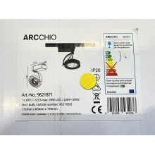 Arcchio - LED Bodové svietidlo do lištového systému RICK AR111 1xG53/13W/230V