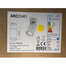 Arcchio - LED Bodové svietidlo THABO LED/21,5W/230V CRI90