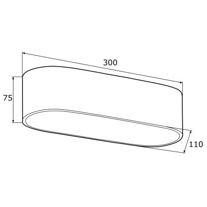 Argon 0903 - Stropné svietidlo TONI 2xE27/15W/230V čierna