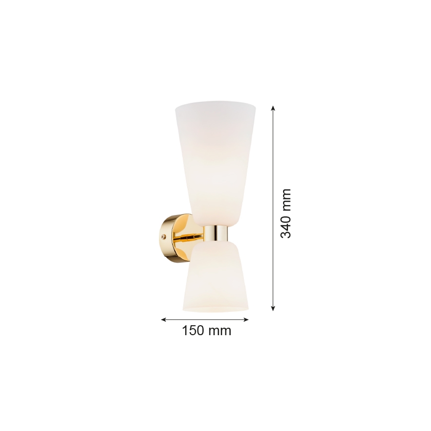 Argon 1034 - Nástenné svietidlo RENO 2xE14/7W/230V