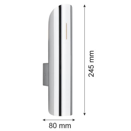 Argon 1038 - Nástenné svietidlo AKRON 2xG9/5W/230V