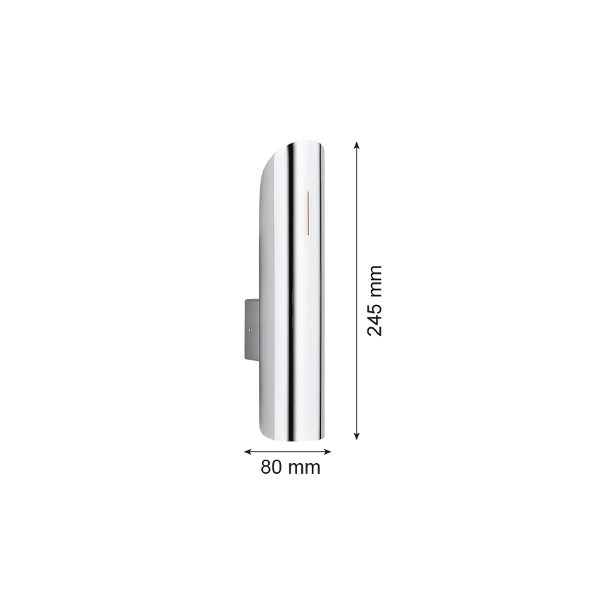 Argon 1038 - Nástenné svietidlo AKRON 2xG9/5W/230V