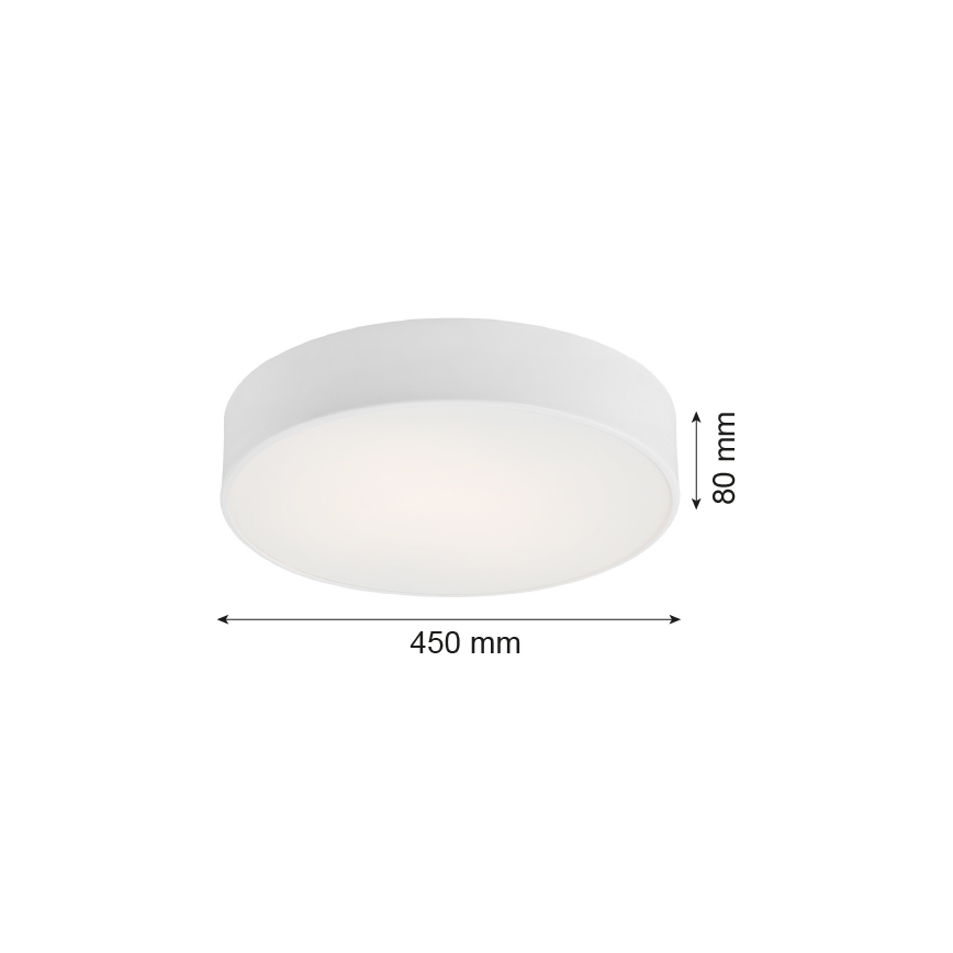 Argon 1188 - Stropné svietidlo DARLING 3xE27/15W/230V pr. 45 cm biela