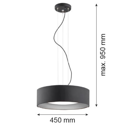 Argon 1214 - Luster MOHITO 3xE27/60W/230V