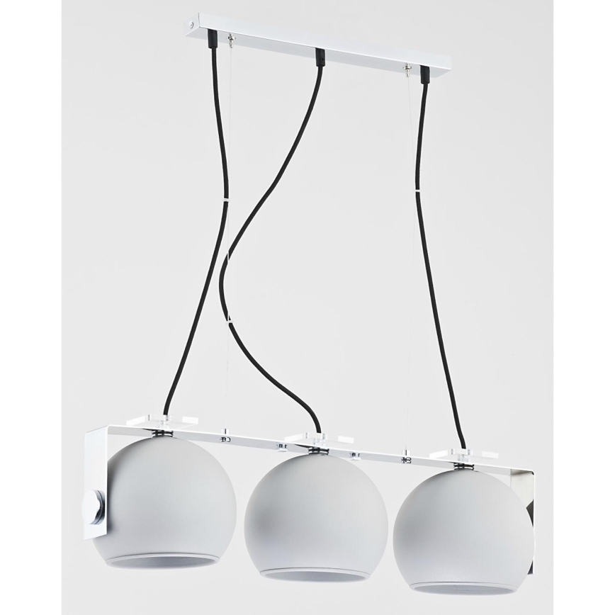 Argon 1275 - Závesné svietidlo  MALMO 3xE27/60W