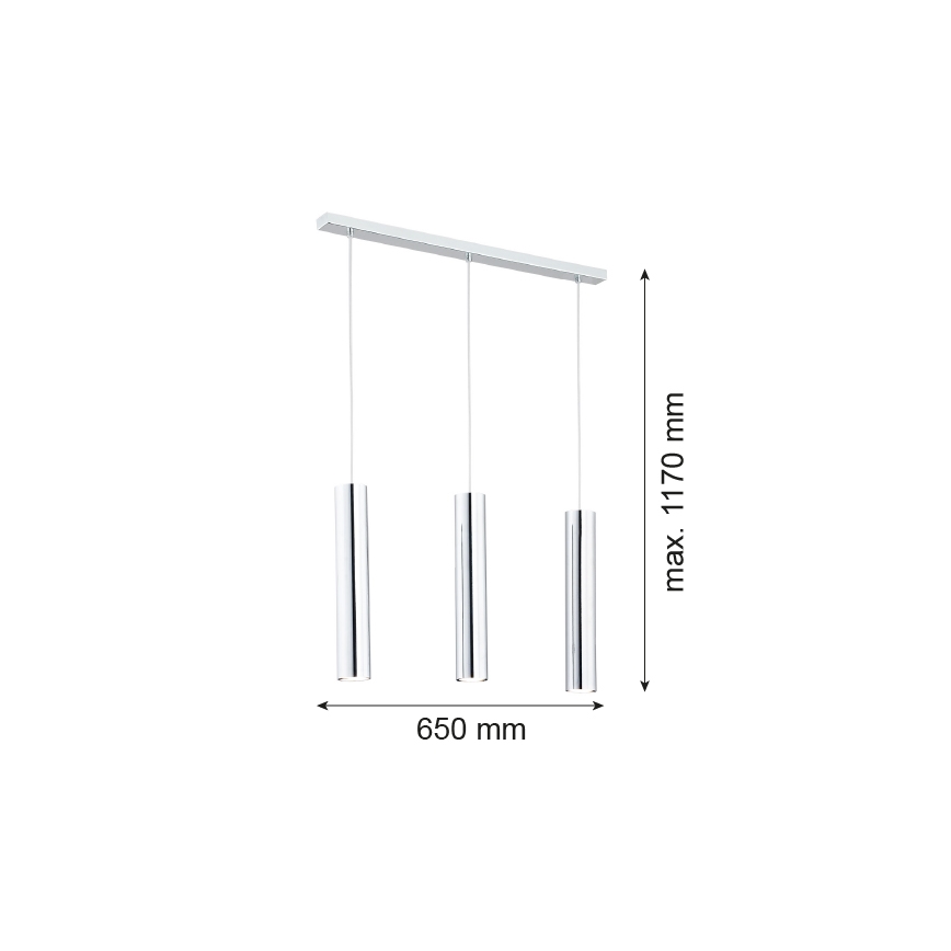 Argon 1316 - LED Závesné svietidlo GOMERA 3xGU10-LED/5W/230V