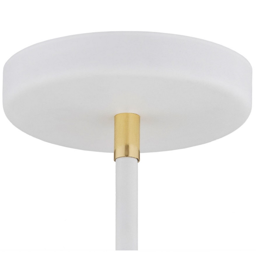 Argon 1773 - Luster na tyči AVALONE 4xE27/15W/230V biela/zlatá