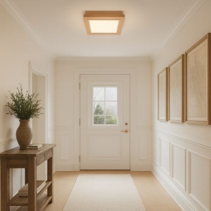 Argon 1871 - Stropné svietidlo TABOR 4xE27/15W/230V 52x52 cm béžová