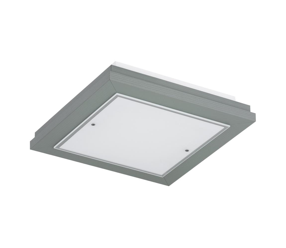 Argon 1873 - Stropné svietidlo TABOR 4xE27/15W/230V 52x52 cm sivé 1873
