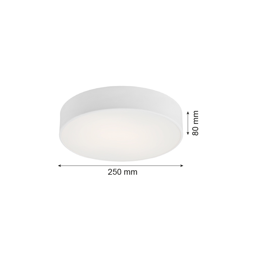 Argon 3082 - Stropné svietidlo DARLING 2xE27/15W/230V pr. 25 cm biela