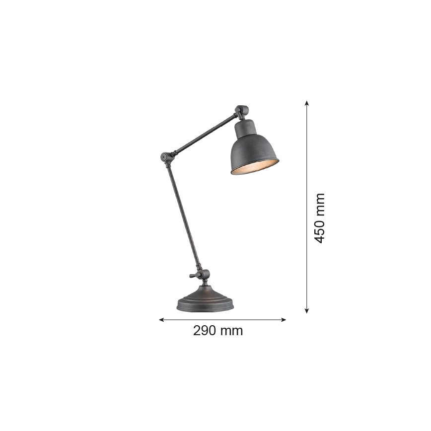 Argon 3195 - Stolná lampa EUFRAT 1xE27/15W/230V
