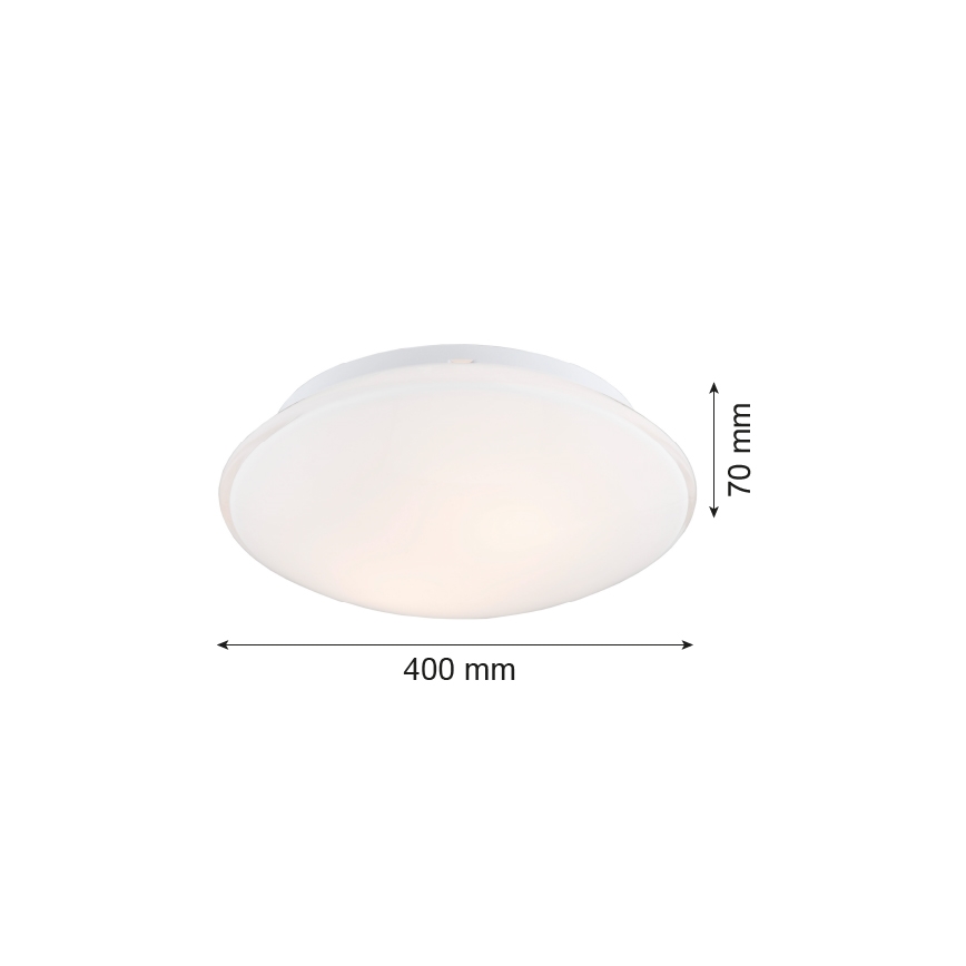 Argon 3224 - Stropné svietidlo GIN 3xE27/15W/230V biela
