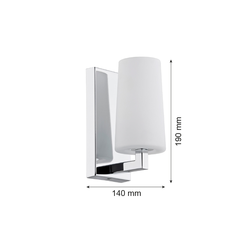 Argon 3358 - Nástenné svietidlo CAMELOT 1xE27/15W/230V lesklý chróm