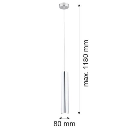 Argon 3628 - Závesné svietidlo GOMERA 1xGU10/50W/230V