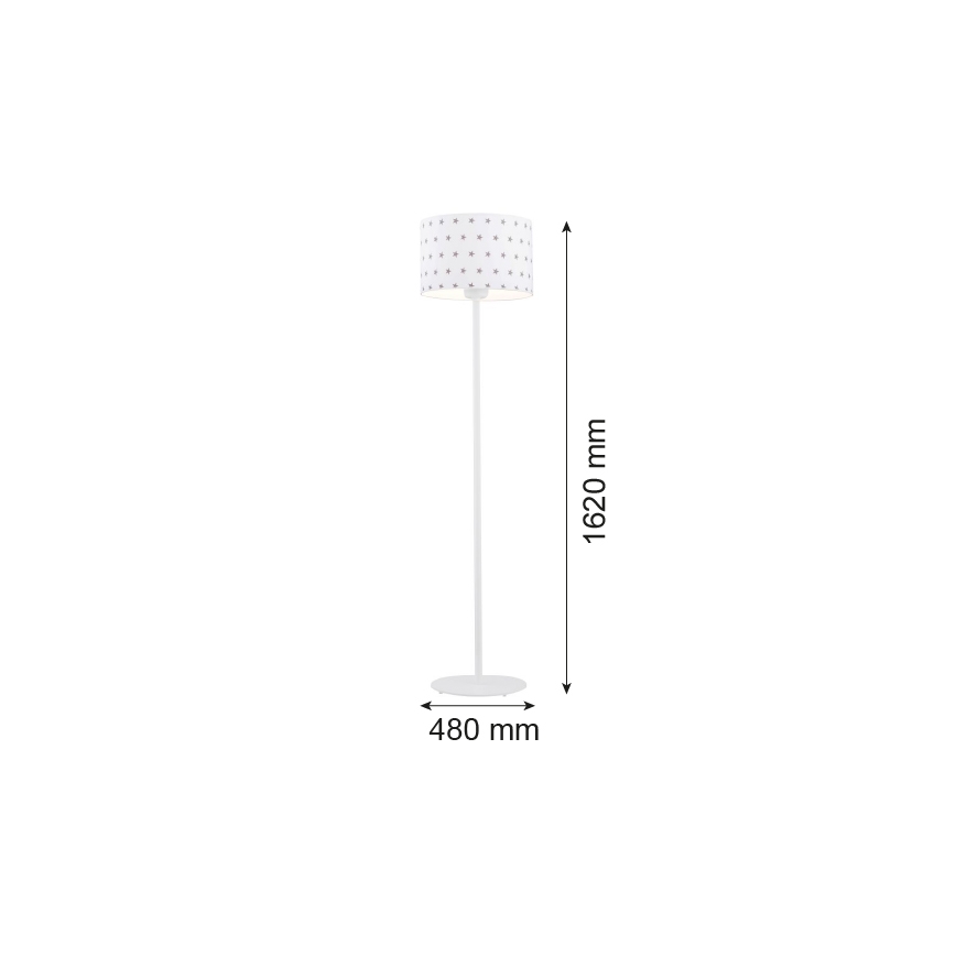 Argon 4129 - Stojacia lampa MAGIC 1xE27/15W/230V biela