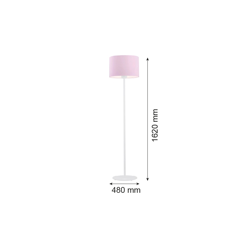 Argon 4132 - Stojacia lampa MAGIC 1xE27/15W/230V ružová/biela