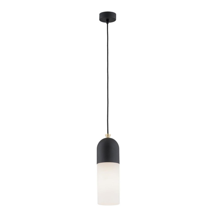 Argon 4213 - Luster na lanku BURGOS 1xE27/15W/230V čierna