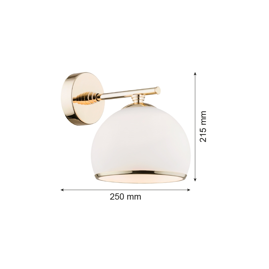 Argon 4255 - Nástenné svietidlo MARBELLA 1xE27/15W/230V mosadz
