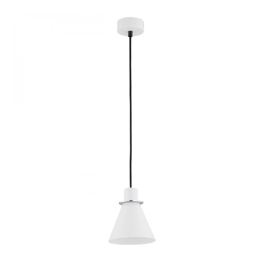 Argon 4681 - Luster na lanku BEVERLY 1xE27/15W/230V biela/lesklý chróm