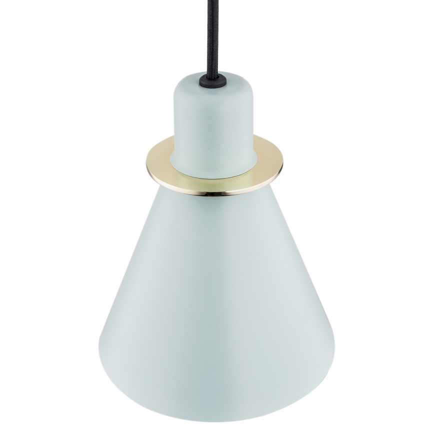 Argon 4682 - Luster na lanku BEVERLY 1xE27/15W/230V modrá/zlatá