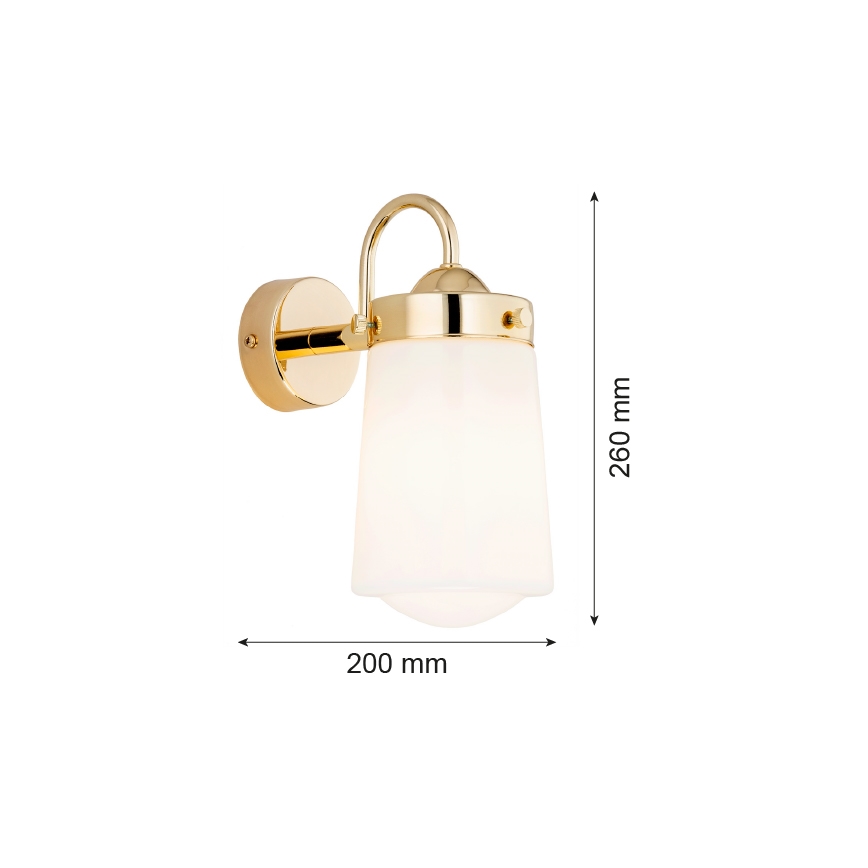 Argon 4717 - Kúpeľňové nástenné svietidlo PASADENA 1xE27/15W/230V IP44