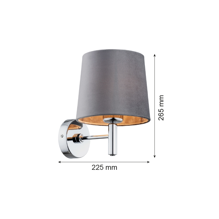 Argon 4725 - Nástenné svietidlo BOLZANO 1xE27/15W/230V