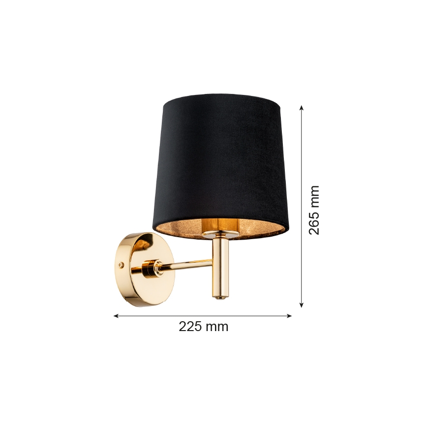 Argon 4729 - Nástenné svietidlo PONTE 1xE27/15W/230V