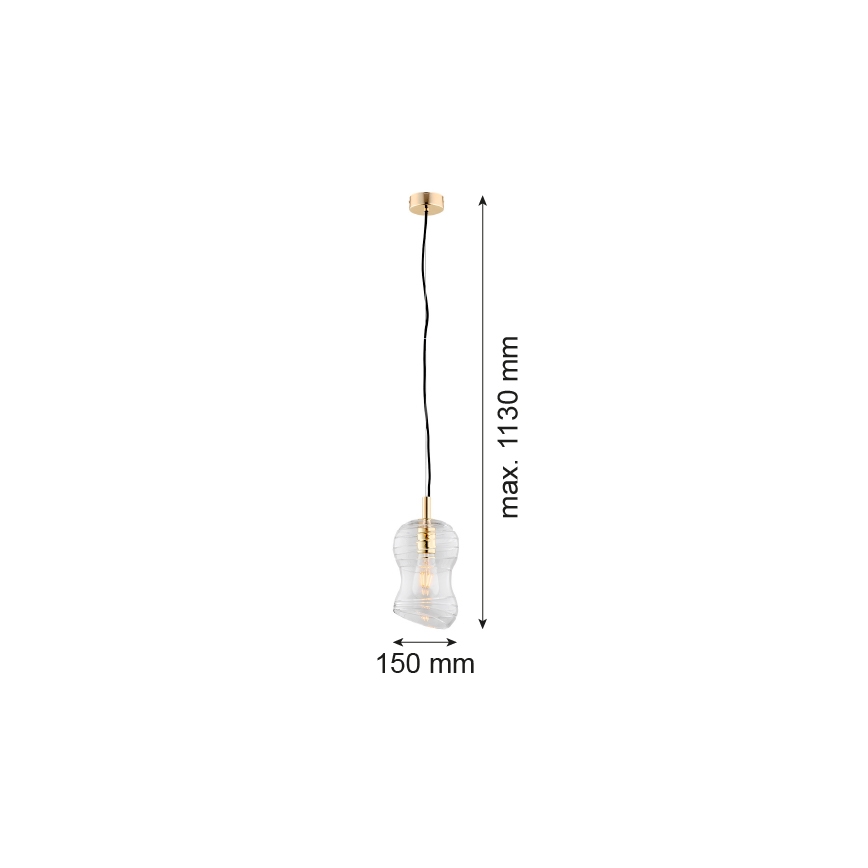 Argon 4742 - Luster na lanku DEPORTIVO 1xE27/15W/230V