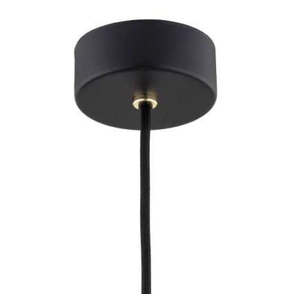 Argon 4905 - Luster na lanku MURANO 1xE27/15W/230V čierna/zlatá