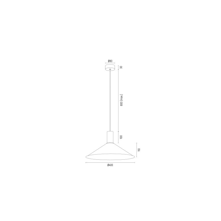 Argon 4912 - Luster na lanku MINORI 1xE27/15W/230V čierna/zlatá