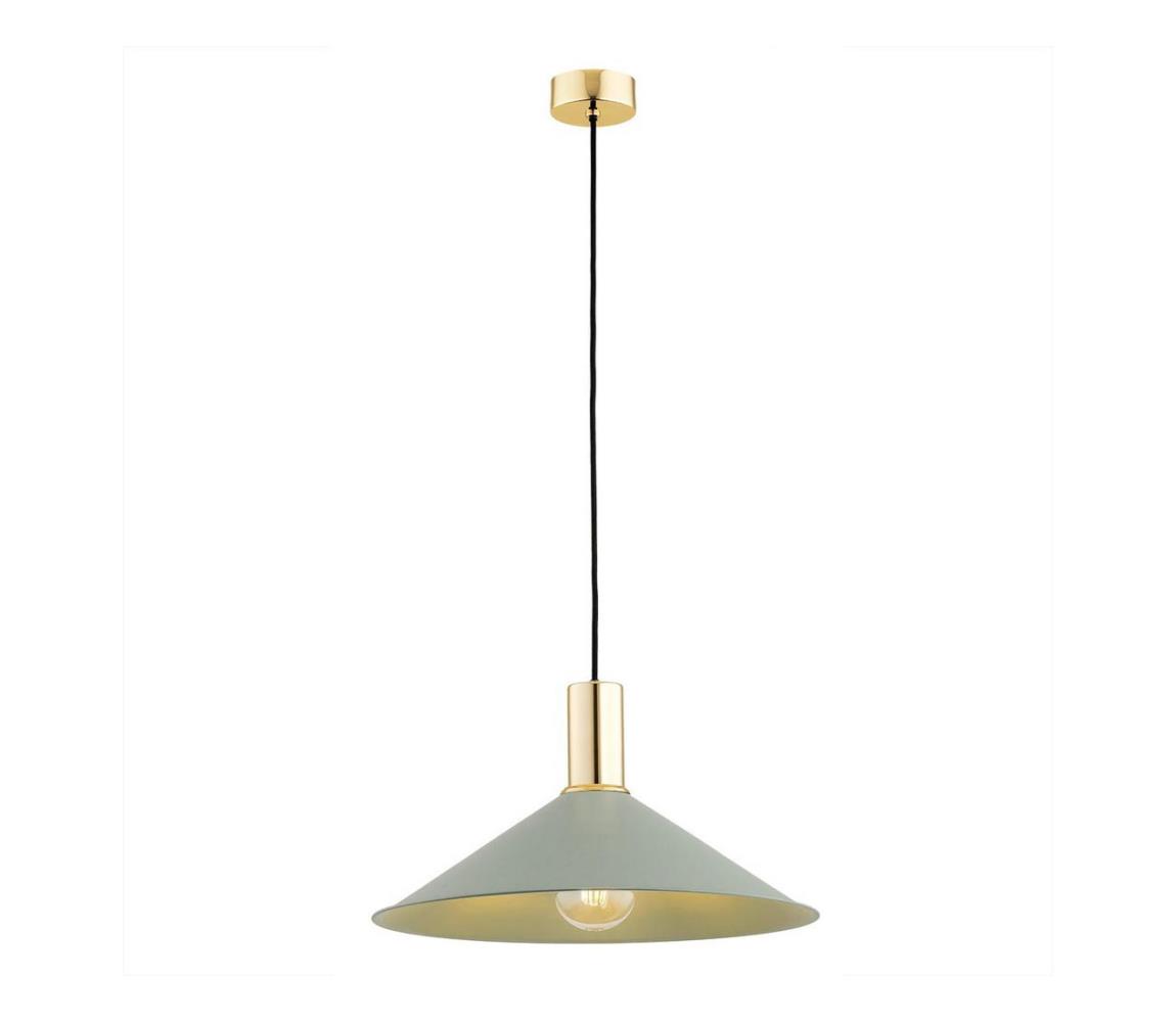 Argon Argon 4913 - Luster na lanku MINORI 1xE27/15W/230V zelená/zlatá