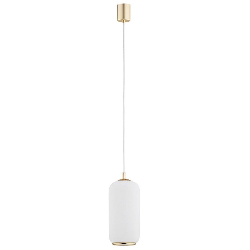 Argon 4993 - Luster na lanku PALLADO 1xE27/15W/230V zlatá/biela