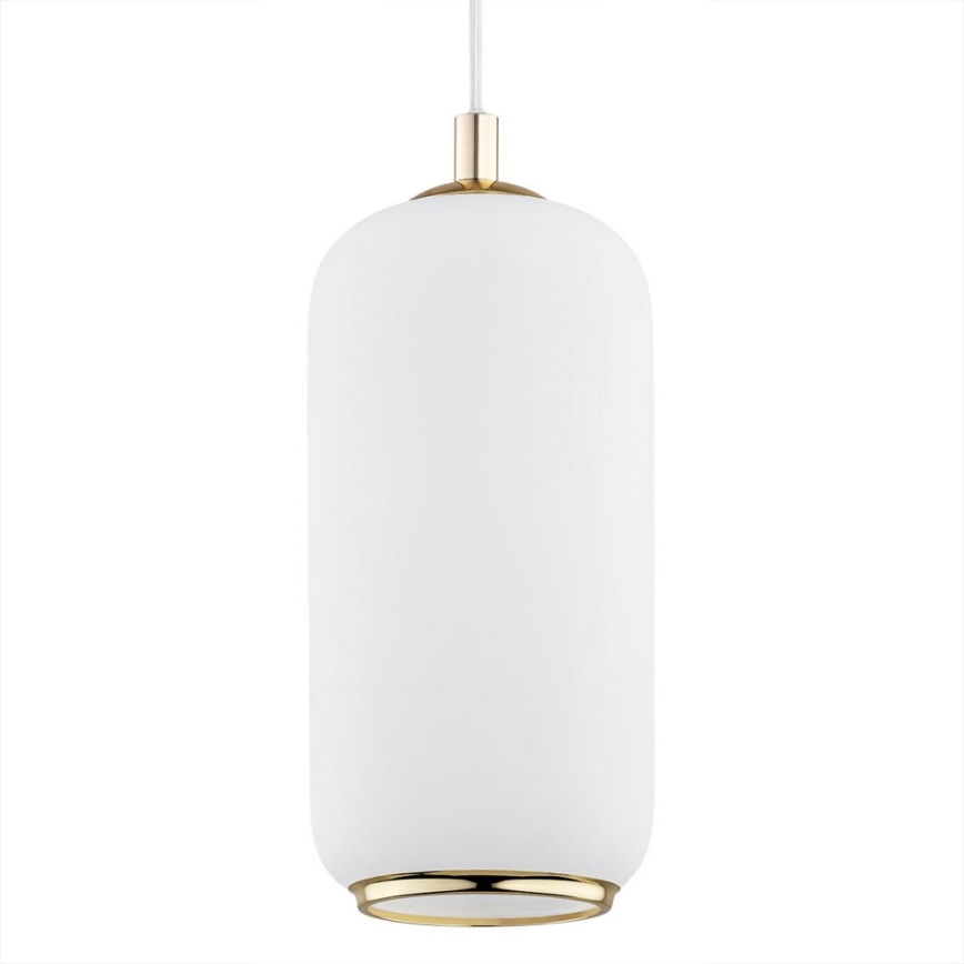 Argon 4993 - Luster na lanku PALLADO 1xE27/15W/230V zlatá/biela